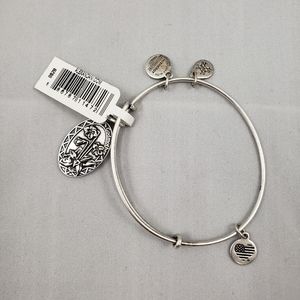 Alex and ani bracelet charm solver tone godmother